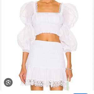 Charo Ruiz matching set crop top and skirt